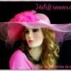 Pink Church Hats, Pink Dress Hats, Ladies Pink Kentucky Oaks Horse Race Hats, Pink Horse Racing Hats For Women