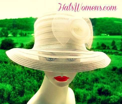 Ladies Ivory Hats, White Bridal Hats, Pink Easter Hats, Hats For Mother Of The Bride Groom, Church Hats, Special Occasion Hats