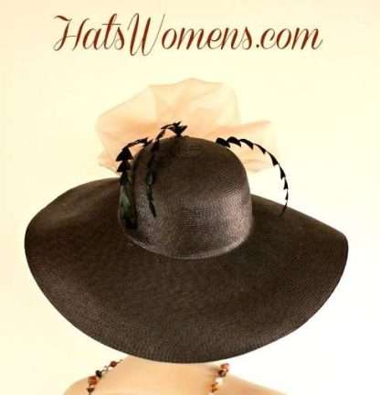 Dress Hats For Woman, Women's Formal Church Hats, Ladies Derby Hats, Haute Couture Fashion Hats, Designer Hats Womans