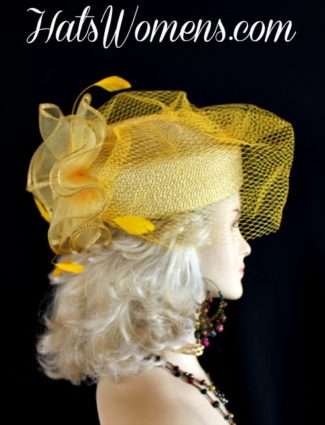 Gold Church Hats, Kentucky Derby Hats, Melbourne Cup Hats, Royal Ascot Hats, Winter Hats, Spring Pillbox Hats