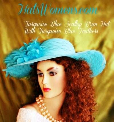 Turquoise Blue Dress Hats, Hats For Church, Turquoise Designer Hats, Fashion Hats, Special Occasion Bridal Hats
