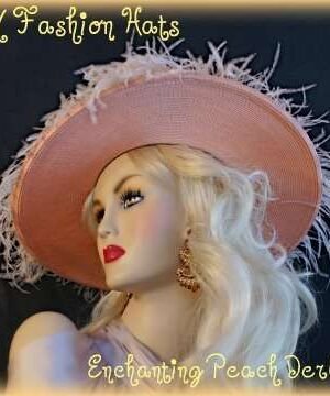 Wide Brim Ladies Designer Kentucky Derby Hat Customize This Hat 2MUQ