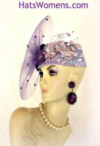Statement Satin Wedding Church Hat
