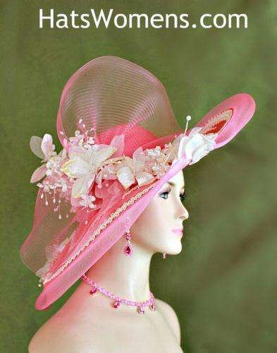 Womens Haute Couture Designer Hats, Avant Garde Dress Hats, Formal Wedding Hats, Mother Of The Bride Hats, Bridal Fascinator, Pillbox Hats, Satin Hats, Large Brim Hats, Kentucky Derby Hats, Hats For Horse Races, hatswomens.com, Couture Statement Hats For Wedding Church Formals