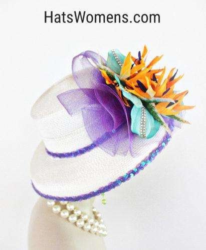 Designer Church Hat For Women - Custom Made Millinery
