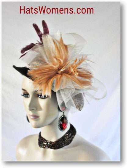Couture Feathered Fashion Hat