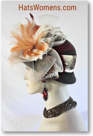 Couture Winter Hats, Church Hats, Hats For Weddings Races Formals