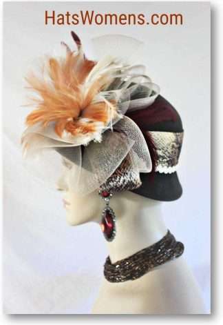 Couture Winter Hats, Church Hats, Hats For Weddings Races Formals
