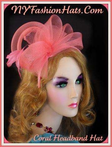Mint Pistachio Green Headband Cocktail Hat XMT6