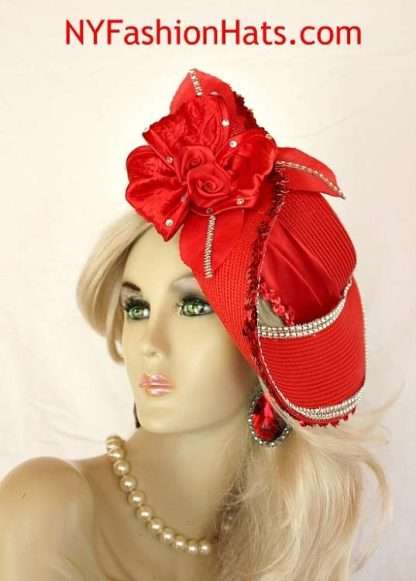 Womens Haute Couture Designer Hats, Avant Garde Dress Hats, Formal Wedding Hats, Mother Of The Bride Hats, Bridal Fascinator, Pillbox Hats, Satin Hats, Large Brim Hats, Kentucky Derby Hats, Hats For Horse Races, hatswomens.com, Couture Wedding Bridal Hat Red Shaped Pillbox Fashion Royal Ascot Hats 3H6