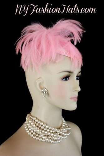 Baby Pink Formal Wedding Fascinator 29MK