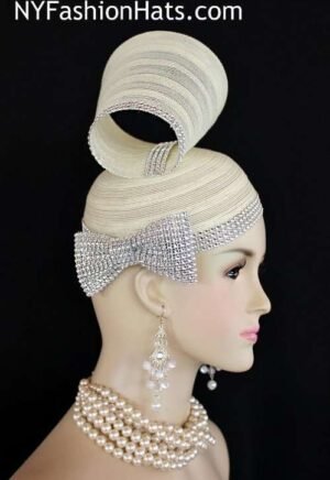 Women's Designer Pillbox Cocktail Hat Wedding Fascinator Headpiece
