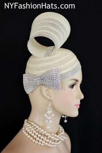 Women's Designer Pillbox Cocktail Hat Wedding Fascinator Headpiece