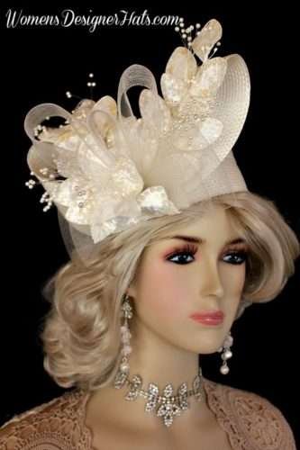 Hat Ivory Pillbox Pillboxes Wedding Fashion