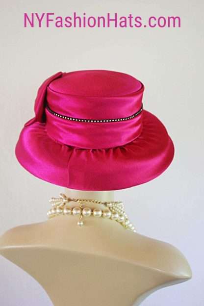 Ladies Satin Fashion Hats For Weddings